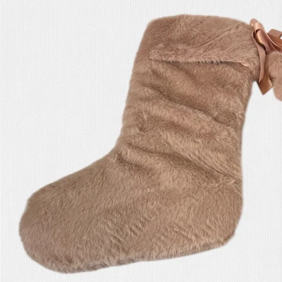 Victoria's Secret Pink Faux Fur Holiday Stocking - Picture 5 of 14